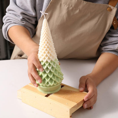 Konische Weihnachtsbaum-Kerzenform Silikonform für DIY-Kerzenherstellung
