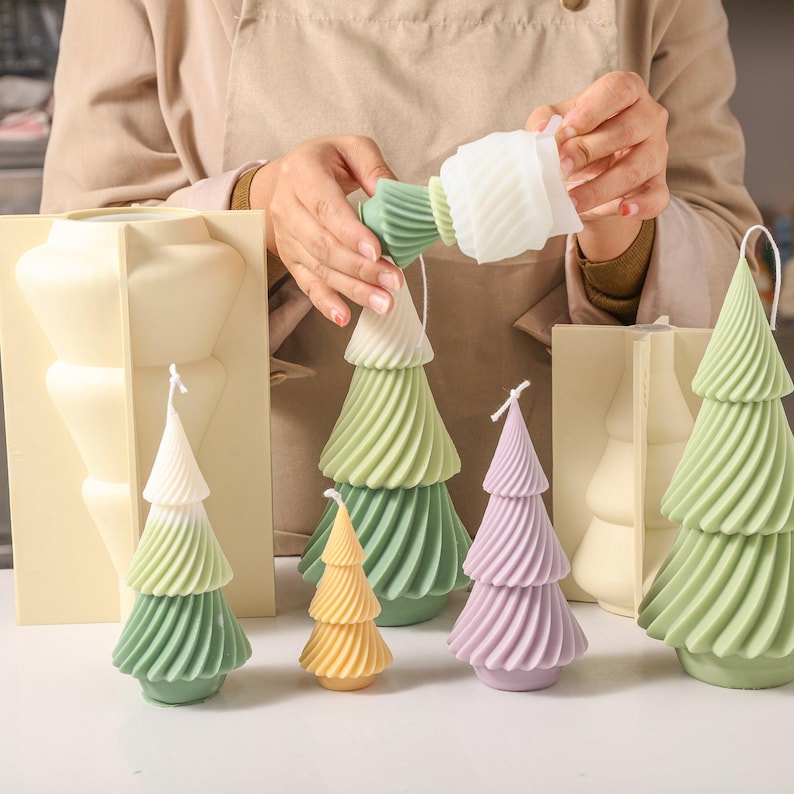 Evergreen Weihnachtsbaum Kerze Silikonform