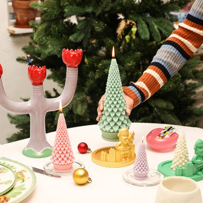 Konische Weihnachtsbaum-Kerzenform Silikonform für DIY-Kerzenherstellung