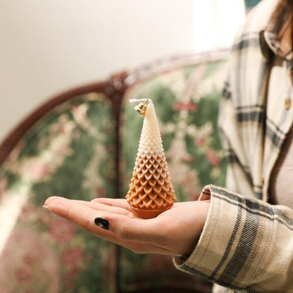 Konische Weihnachtsbaum-Kerzenform Silikonform für DIY-Kerzenherstellung