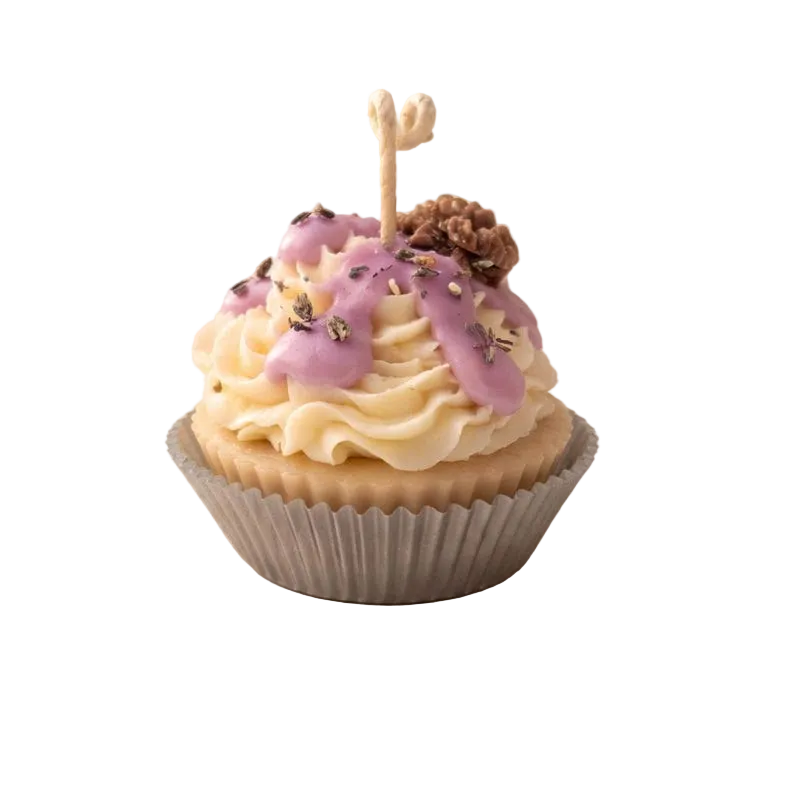 Cupcake Muffin Duftkerze aus hochwertigem Wachs Deko