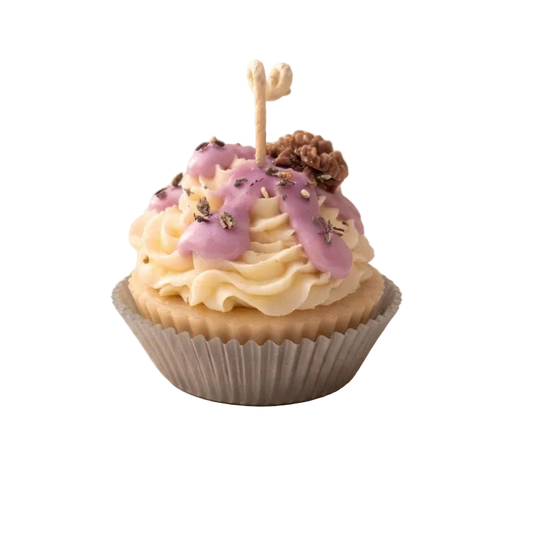 Cupcake Muffin Duftkerze aus hochwertigem Wachs Deko