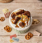 Sojawachs Duftkerze in Tasse | Dessert Candle | Vanilla Cotton Candy Fairground | 350 ml