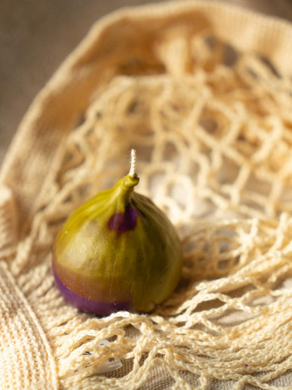 Obst- und Gemüsekerzen Set, 11 handgefertigte Lebensmittelkerzen, Küchenregal-Deko, Kerzenset für Tischdekoration