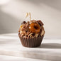 Duftkerze Muffin Kerze Cupcake Stil – Salted Karamell – Deko Kerze aus hochwertigem Wachs